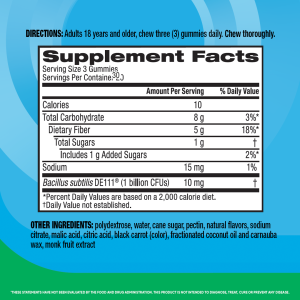 DIGESTIVE ADVANTAGE® Daily Probiotics with Fiber – Gummies