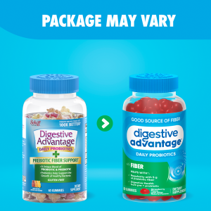 DIGESTIVE ADVANTAGE® Daily Probiotics with Fiber – Gummies