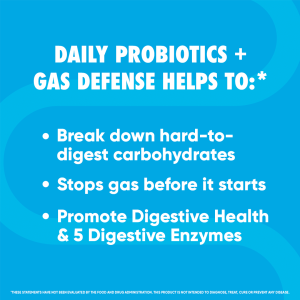 DIGESTIVE ADVANTAGE® Daily Probiotics + Gas Defense