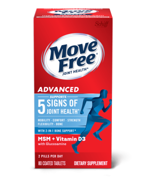 Move Free Advanced MSM + Vitamin D3 Glucosamine Chondroitin Joint Supplement